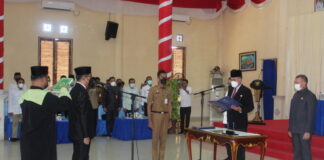 Boy Wijanarko Resmi Jabat Sekda Natuna Defenitif