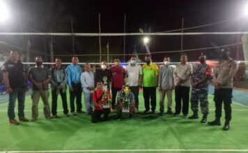 Penutupan Turnamen Bola Voli di Kelurahan Pancur Berlangsung Meriah