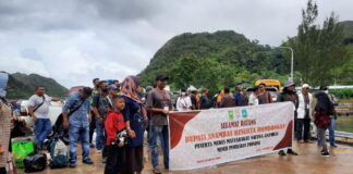 Tiba di Natuna Rombongan Mubes Pemekaran Provinsi Natuna – Anambas Disambut Antusias Oleh Masyarakat