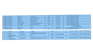 Mobdin Dinkes Natuna Tidak Memiliki STNK dan BPKB Jadi Temuan BPK