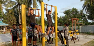 Lanal Ranai Bina Fisik dan Mental Pemuda Natuna yang Ingin Menjadi Prajurit TNI AL
