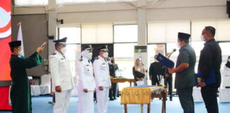 Bupati Bintan Lantik Kades Terpilih Hasil Pilkades Serentak 2021