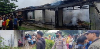 Si Jago Merah Lahap Empat Kios Pasar Mulyo Kencana