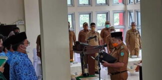 Wabup Anambas Lantik 139 PNS Jabatan Fungsional