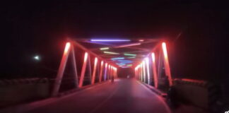 Lampu “Diskotik” Jembatan Ranai Jadi Sorotan