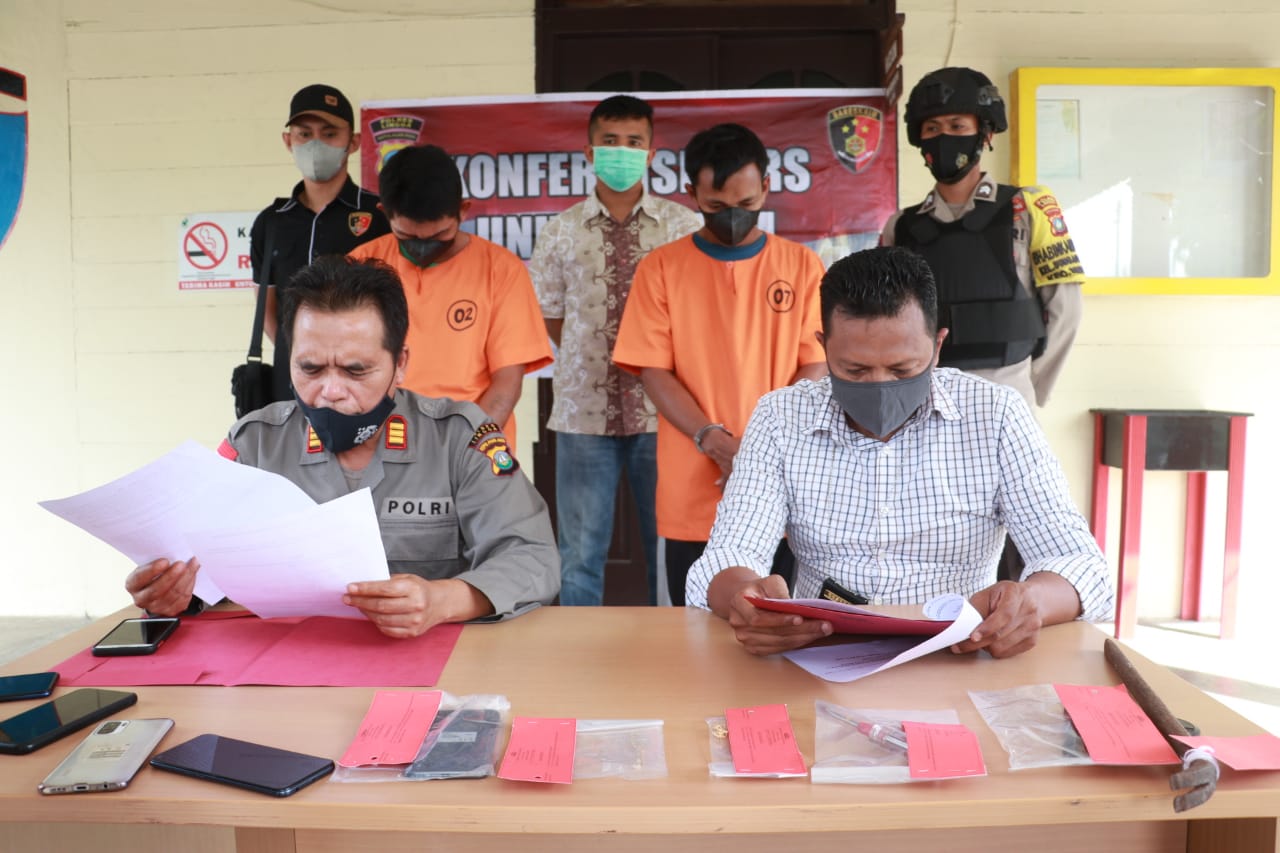 Polsek Dabo Singkep Berhasil Ungkap Pencurian Dalam Rumah