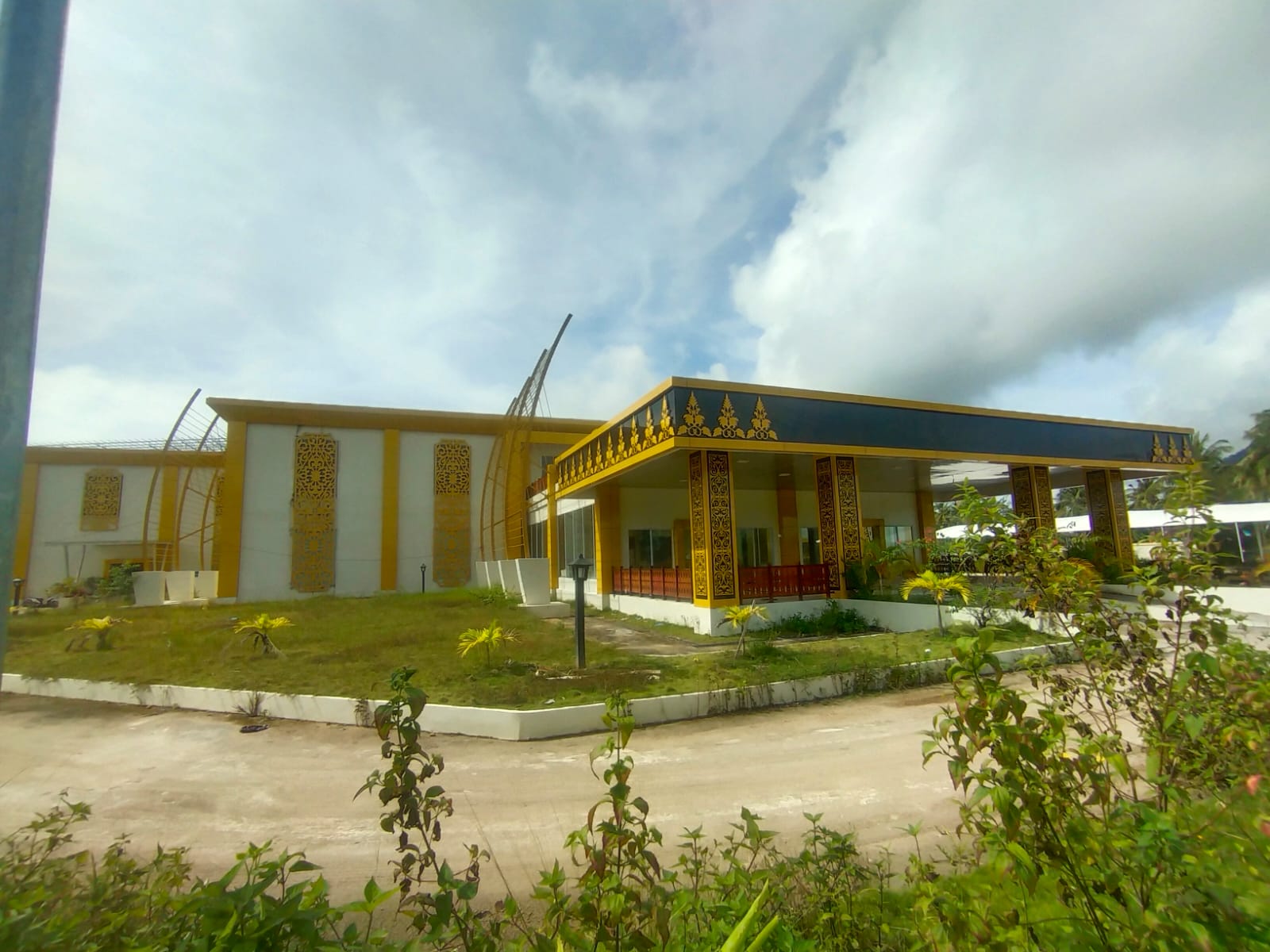 Gedung Museum Natuna Terlihat Bocor