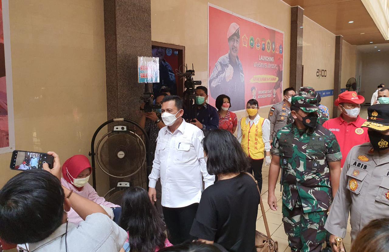 Sekolah Maitreyawira, Batam, Tempat Perdana Vaksinasi Anak Usia 6-11 Tahun di Kepri