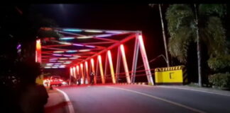 Habiskan Anggaran Rp200 Juta, Akankah Lampu Hias Jembatan Ranai Bertahan Lama ?