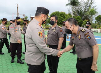 26 Personil Polres Natuna Naik Pangkat, Salah Satunya Kasat Reskrim