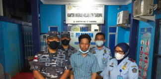 Lanal Tarempa Bantu Evakuasi ABK Jatuh dari Kapal Tangker CNC Neptune