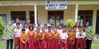 Usai Dilantik Kadisdikpora Lingga H Armia Langsung Turun Lapangan Tinjau Sekolah