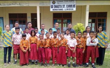 Usai Dilantik Kadisdikpora Lingga H Armia Langsung Turun Lapangan Tinjau Sekolah