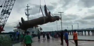 PLBN Serasan Dilengkapi Patung Soekarno