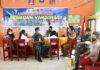 Lanud RSA Terus Gesa Vaksinasi Anak Usia 6 – 11 Tahun, Kali Ini di SDN 005 Desa Sepempang