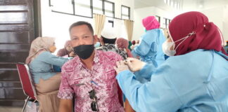 Pemkab Natuna Laksanakan Vaksinasi Booster Perdana, Target 300 Orang