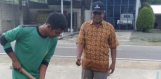 Penghijauan Kawasan Ronggo Lawe Banjar Agung, Pemkab Tuba Tanam 700 Batang Kelapa Hybrida