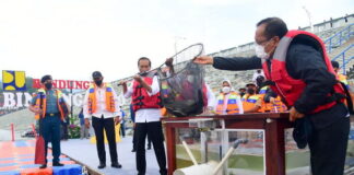 Presiden Joko Widodo Resmikan Bendungan Bintang Bano