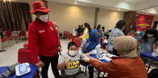 BINDA Kepri Lanjutkan Percepatan Vaksinasi di Maha Vihara Duta Maitreya Batam