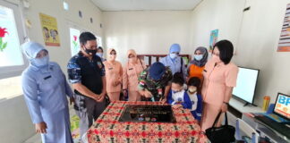 Danlanud RSA Resmikan Posyandu dan Ruang Komputer TK Angkasa