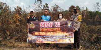 Antisipasi Kebakaran Hutan dan Lahan Polres Bintan Berikan Himbauan Stop Karhutla