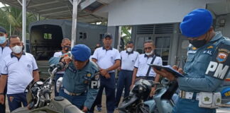 Danlanal Ranai Gelar Sidak Kenderaan Prajurit