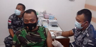 Lanal Ranai Gelar Vaksinasi Booster