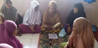 TP PKK Desa Mamut Gelar Pengajian Bulanan