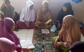 TP PKK Desa Mamut Gelar Pengajian Bulanan