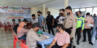 Polres Lingga Gelar Vaksinasi Covid-19 Dosis Tahap 3 Terhadap Personil dan Jajaran Polsek serta ASN Polres Lingga