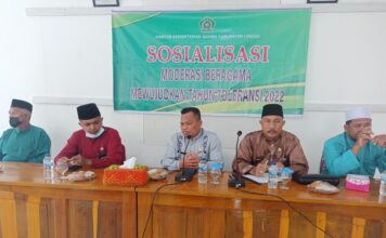 Kemenag Sosialisasi Modernisasi Beragama Kepada Guru Ngaji dan Tokoh Agama di Kecamatan Selayar