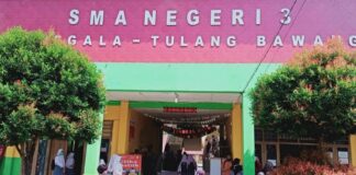 Gebrakan Baru Kepala Sekolah Baru SMAN 3 Menggala