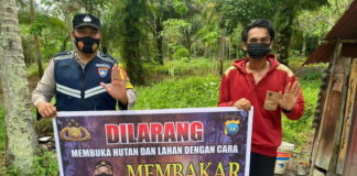 Kapolres Karimun Himbau Cegah Karhutla