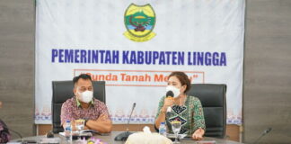 Bupati Lingga Sambut Kedatangan Tim BPK RI Kepri