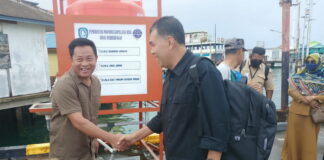 Bupati Natuna Kunjungi Kota Apung Sedanau