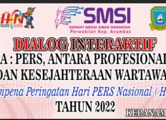 SMSI Anambas Gelar Dialog Interaktif Siang Ini, Sempena HPN Tahun 2022