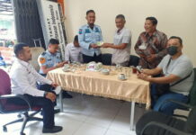 HUT HPN Tahun 2022, Rutan Tanjungpinang Beri Kejutan Kue Ulang Tahun ke SMSI