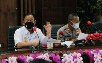 Sekda Tuba Ir Antoni MM Pimpin Rapat Persiapan HUT Tuba Ke-25