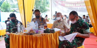 Bupati Asahan Kembali Ikuti Zoom Meeting bersama Kapolri Dalam Rangka Vaksinasi Massal Kelompok Rentan Covid 19