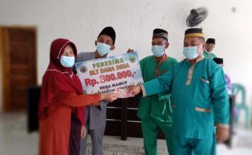 Pemdes Mamut Salurkan BLT Dana Desa Bulan Januari dan Februari Tahun Anggaran 2022