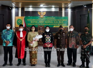 Bupati Tuba Winarti Hadiri Pelantikan Ketua Pengadilan Menggala