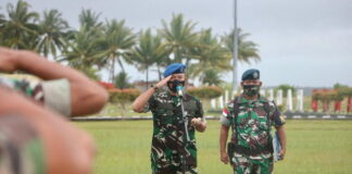 Awali Tugas, Danlanud RSA Pimpin Apel Khusus