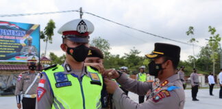 Kapolres Bintan Pimpin Apel Gelar Pasukan Operasi Keselamatan Seligi 2022