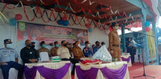 Perdana, Sekda Natuna Menjadi Inspektur Upacara HUT Damkar Ke -103