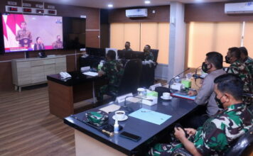 Wakapolda Kepri Ikuti Rapim TNI – POLRI Secara Virtual