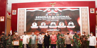 Kabid Humas Polda Kepri Hadiri Seminar Nasional Dengan Tema “Pers Merawat Perbatasan”