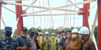 Kampung Tua Segeram Kini Punya Jembatan Gantung