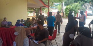 Tekan Penyebaran Covid19, Polres Anambas Buka Gerai Vaksinasi di Polsek Siantan