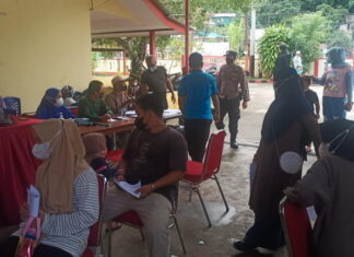 Tekan Penyebaran Covid19, Polres Anambas Buka Gerai Vaksinasi di Polsek Siantan