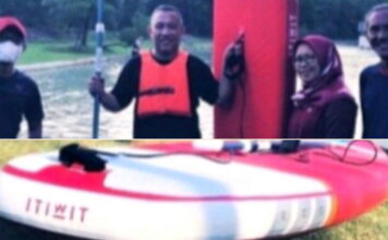 Kren, Tempat Wisata di Tubaba Punya Rekreasi Olah Raga Air Inflatable Stan Up Paddle Board